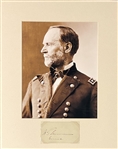 William Sherman Signed Card