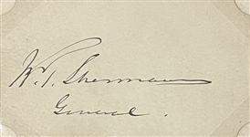 William Sherman Signed Card