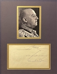Francisco Franco Signature on Stationary