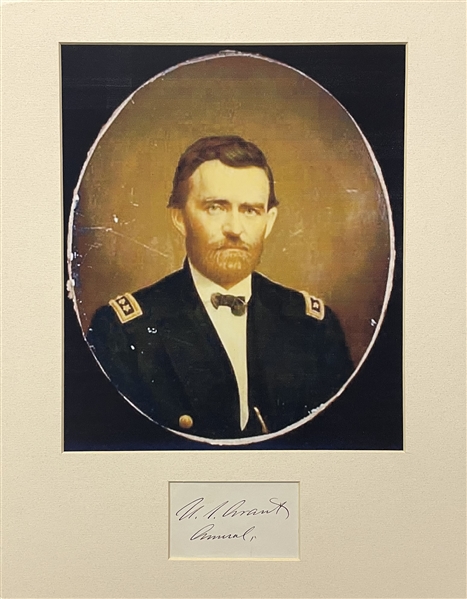 Ulysses S. Grant Signed Card