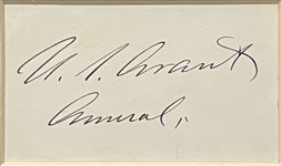 Ulysses S. Grant Signed Card