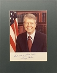 Jimmy Carter Signed Photo 