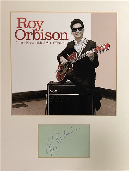Roy Orbison Signed Card