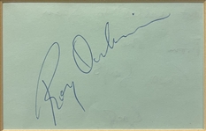 Roy Orbison Signed Card