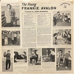 Frankie Avalon Singed Album Cover 