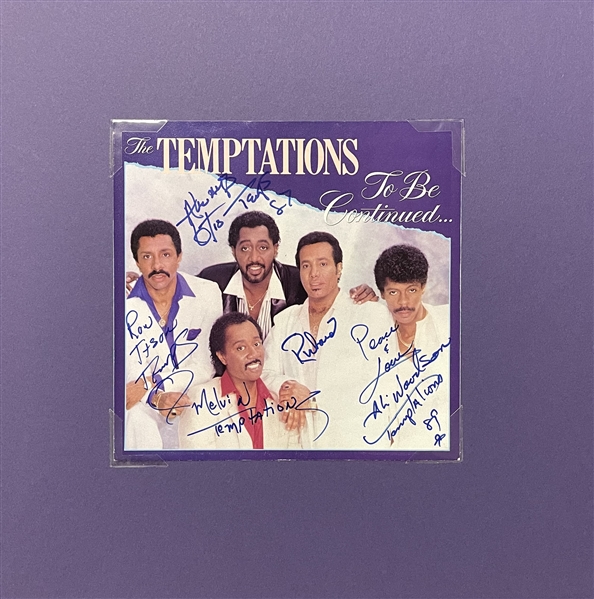 The Temptations Signed Cover