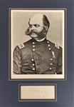 Ambrose Burnside Signed Card