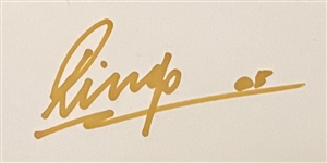 Ringo Starr Signed Art