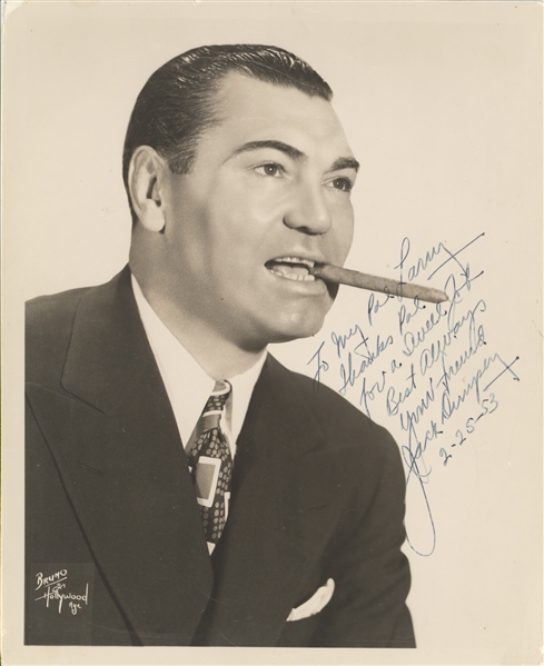 Vintage Jack Dempsey Signed Photo
