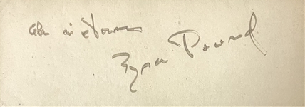 Ezra Pound