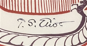 T. S. Eliot Signed Card