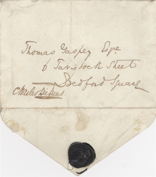 Charles Dickens Envelope
