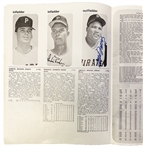Pittsburgh Pirates 1967 Yearbook (Roberto Clemente Signed Twice)