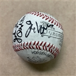 Baseball signed by Assortment of HOFs (Including Boxer Joe Louis)
