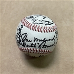 Baseball signed by Assortment of HOFs (Including Boxer Joe Louis)