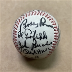 Baseball signed by Assortment of HOFs (Including Boxer Joe Louis)