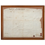 Robert Morris Signer Land Indenture