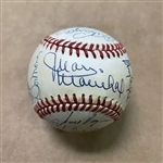 Mantle and other HOFers Signed Baseball