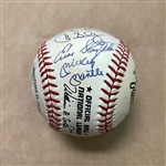 Mantle and other HOFers Signed Baseball