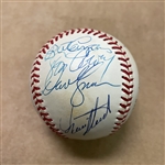Mantle and other HOFers Signed Baseball