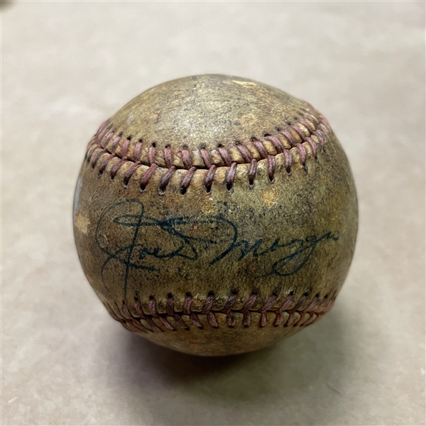 Joe DiMaggio and Dizzy Dean (2x) Signed Baseball