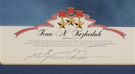 Jerry Crandall Ivan N. Kozhedub’a Lavochkin La-7 Signed Print
