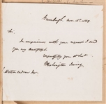 Autograph Collection: Including John Hancock, John Tyler, James Madison, John Quincy Adams, Washington Irving and much more..