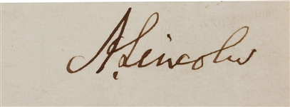 Abraham Lincoln Clipped Signature
