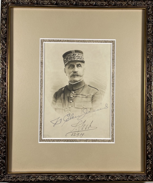 Ferdinand Foch Signed photo to actress Elsie Janis 