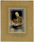William Howard Taft Signed Photograph with Song Sheet the "Song of the Knocker"