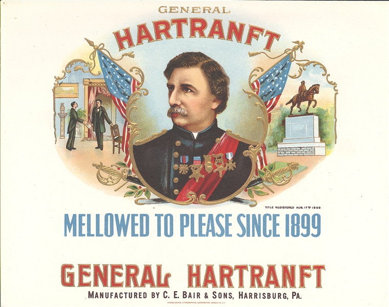 General John F. Hartranft DS with Superb Cigar Label