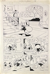 Complete 11-page Donald Duck Story "Donalds Big Weekend" Original Art (Disney, 1983)