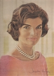 Iconic Jaqueline Kennedy Signed Magazine photo taken in 1959 Life Magazine