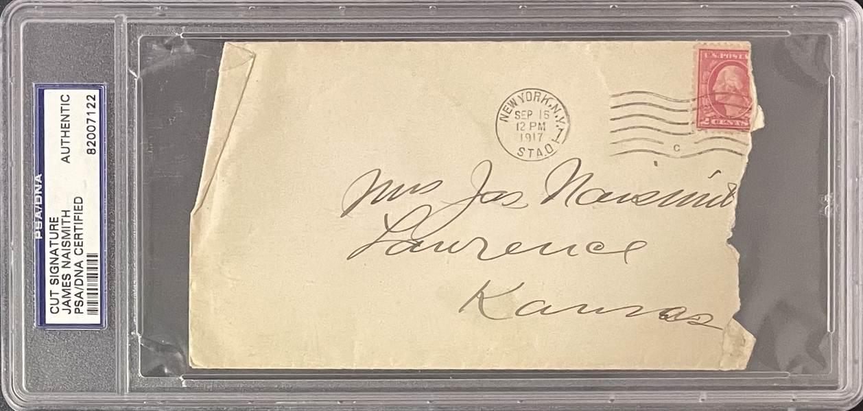 James Naismith, Founder of Basketball - Signed Envelope