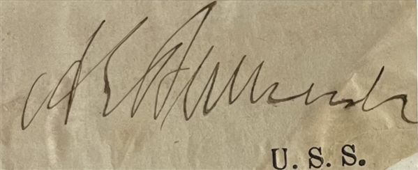 Ambrose Burnside Clipped Signature