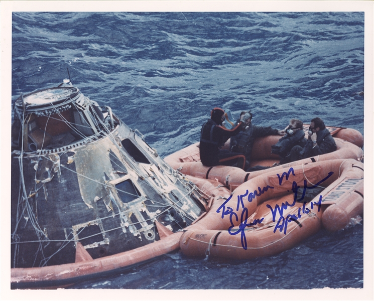 Edgar Mitchell (Apollo 14) Signed Photo