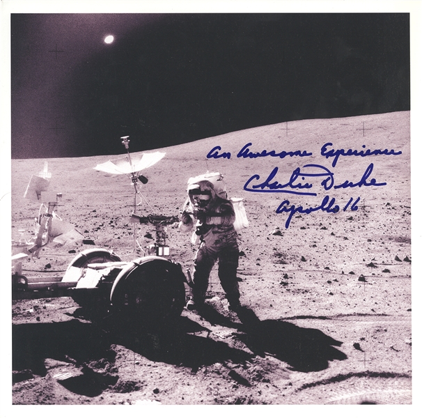 Charles Duke (Apollo 16) Signed Photo