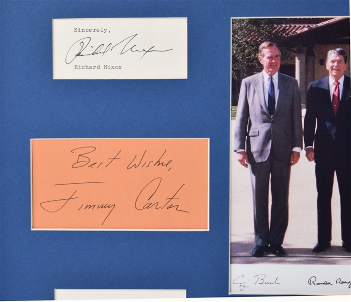 Five Presidents ( Richard Nixon, Gerald Ford, Jimmy Carter, Ronald Reagan, and George Bush)