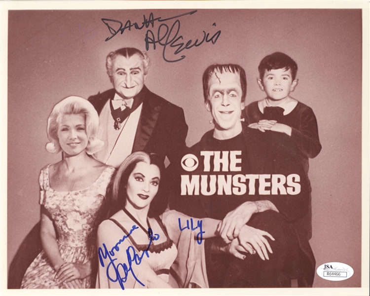Yvonne De Carlo and Al Lewis Signed Photo (The Munsters)