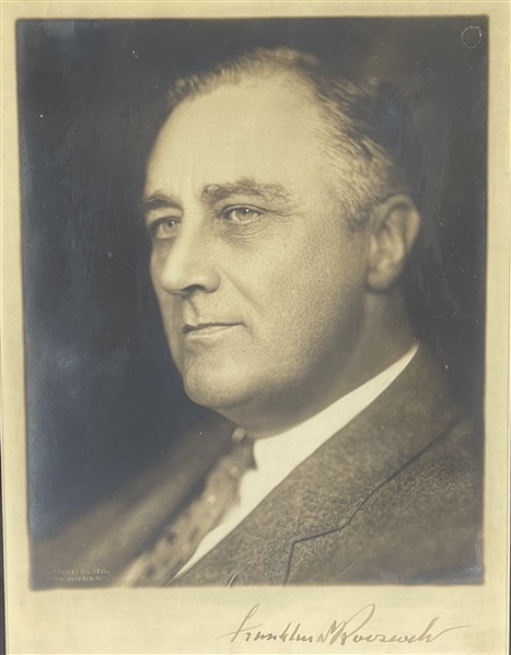 Franklin D. Roosevelt signed photo