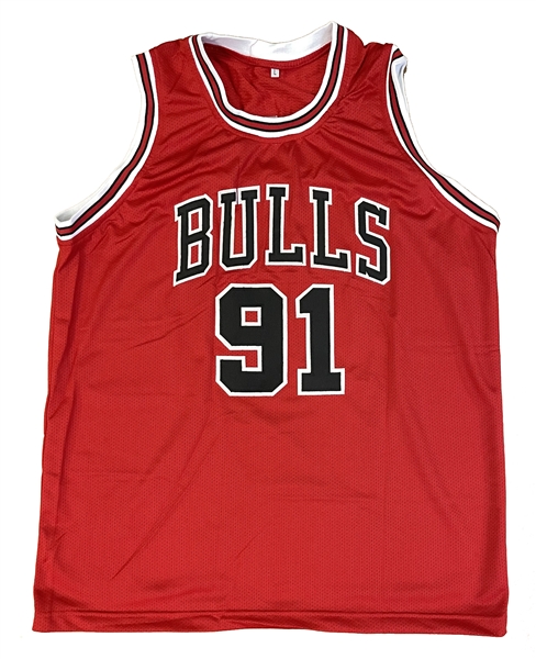 Dennis Rodman Signed Bulls Jersey