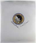 Apollo 12 Beta Cloth signed by "Alan Bean and Richard Gordon, From Alan Beans personal collection