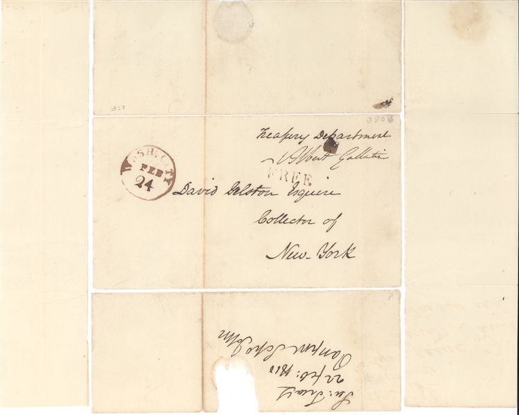 Albert Gallatin Signed Envelope