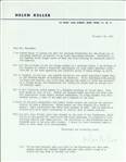 Helen Keller TLS (Secretarial Signed)