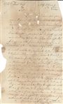 Benjamin Tallmadge 1799 Letter (Spy Master)