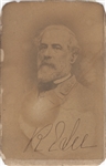Signed CDV of Robert E. Lee