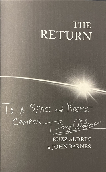 Buzz Aldrin Signed Book: The Return