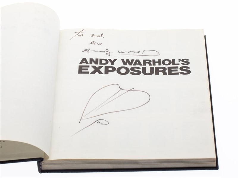 Two Andy Warhol Books, One Signed