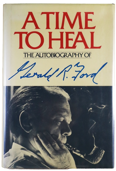 Gerald Ford Signed Book: A Time to Heal: The Autobiography of Gerald R. Ford 