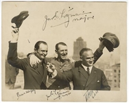 Aviators who made The first successful East to West transatlantic flight Signed 8"x10"
